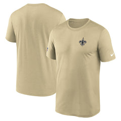 New Orleans Saints Sideline Alt Pack Legend Dri-FIT T-Shirt - Gold | Nike outlet