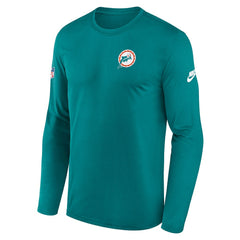 Miami Dolphins Legend Small Logo Dri-FIT Long Sleeve T-Shirt - Aqua | Nike discount