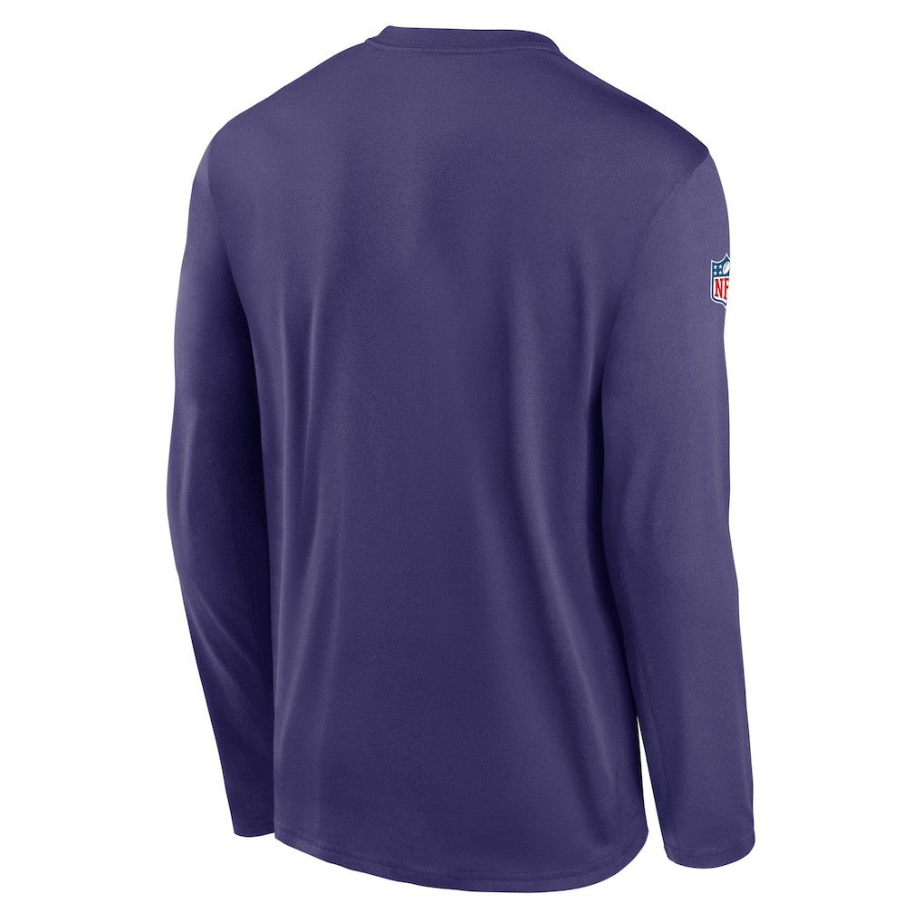 Minnesota Vikings Legend Small Logo Dri-FIT Long Sleeve T-Shirt - Purple | Nike on sale