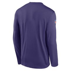 Minnesota Vikings Legend Small Logo Dri-FIT Long Sleeve T-Shirt - Purple | Nike on sale