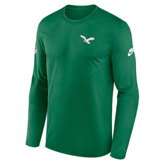 Philadelphia Eagles Legend Small Logo Dri-FIT Long Sleeve T-Shirt - Kelly Green | Nike discount