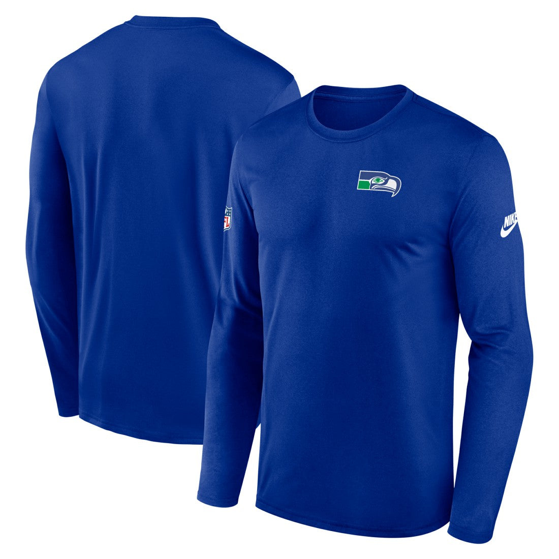 Seattle Seahawks Legend Small Logo Dri-FIT Long Sleeve T-Shirt - Royal | Nike on sale