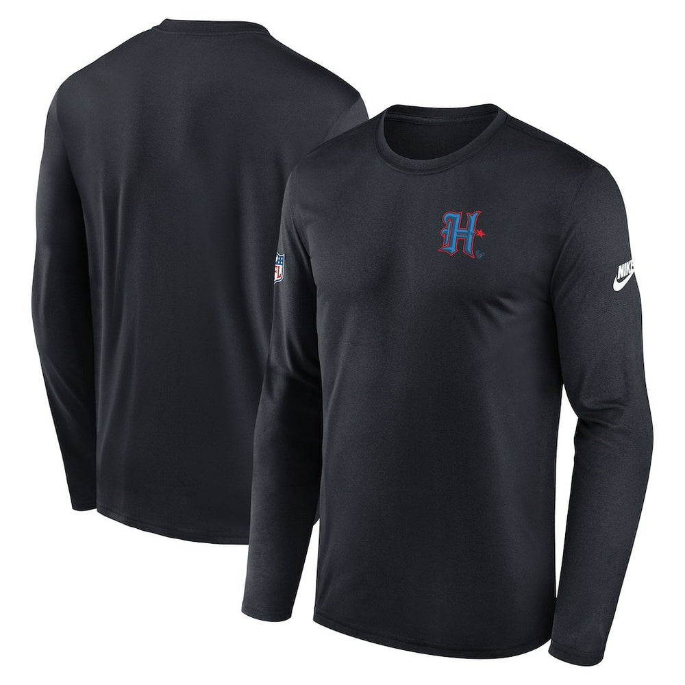 Houston Texans Legend Small Logo Dri-FIT Long Sleeve T-Shirt - Navy | Nike sale