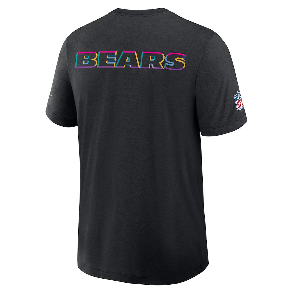 Chicago Bears 2025 NFL Crucial Catch Tri-Blend Dri-FIT T-Shirt - Black | Nike sale