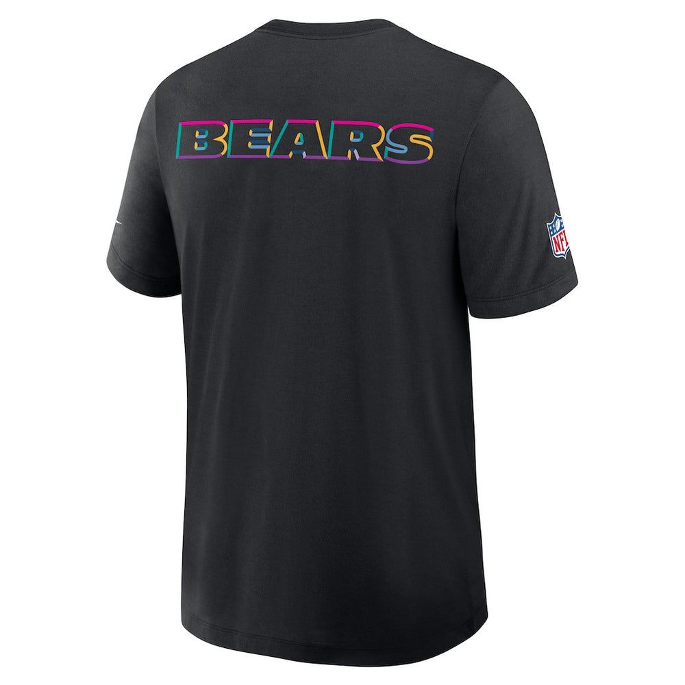 Chicago Bears 2025 NFL Crucial Catch Tri-Blend Dri-FIT T-Shirt - Black | Nike sale