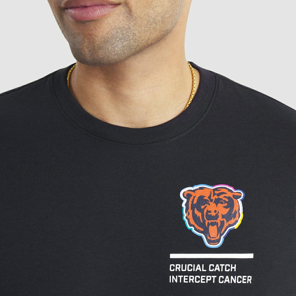 Chicago Bears 2025 NFL Crucial Catch Tri-Blend Dri-FIT T-Shirt - Black | Nike sale