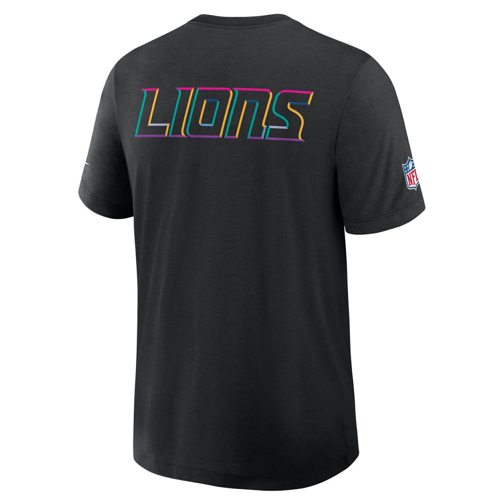 Detroit Lions 2025 NFL Crucial Catch Tri-Blend Dri-FIT T-Shirt - Black | Nike on sale
