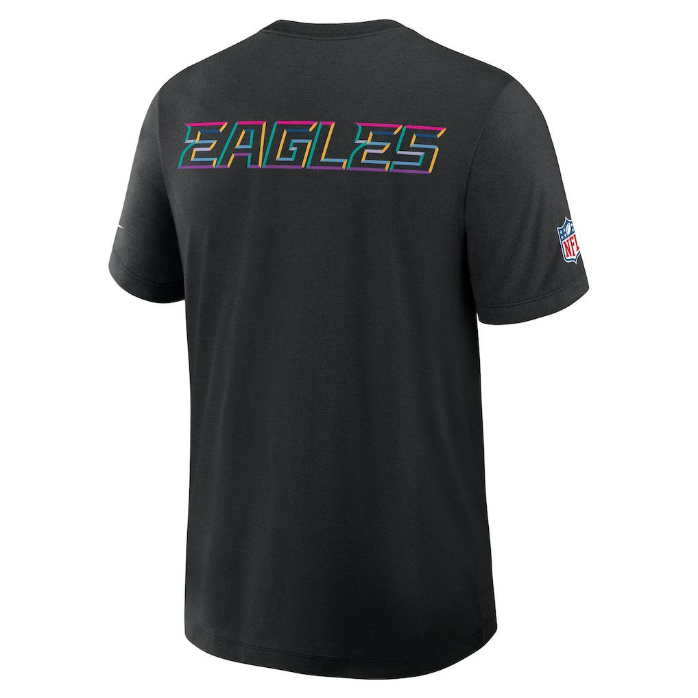 Philadelphia Eagles 2025 NFL Crucial Catch Tri-Blend Dri-FIT T-Shirt - Black | Nike for sale
