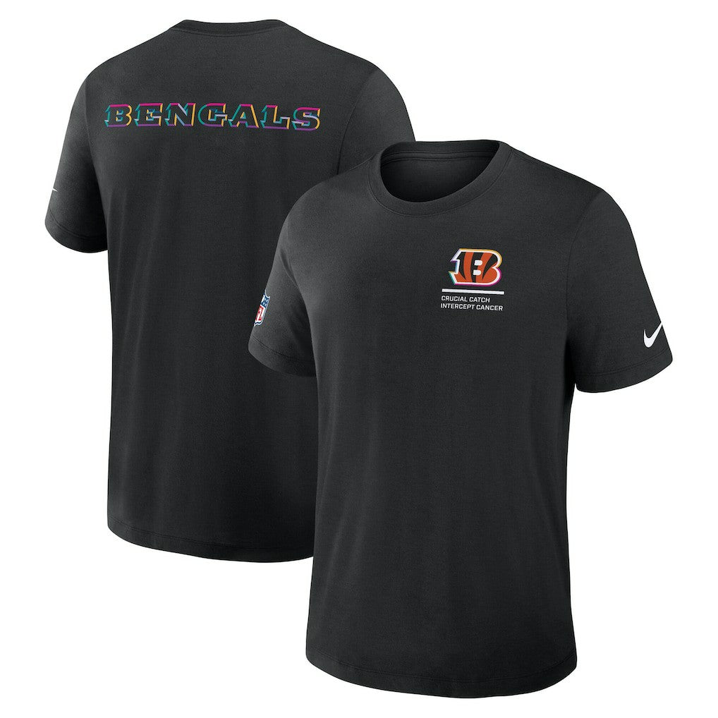 Cincinnati Bengals 2025 NFL Crucial Catch Tri-Blend Dri-FIT T-Shirt - Black | Nike discount