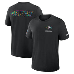 San Francisco 49ers 2025 NFL Crucial Catch Tri-Blend Dri-FIT T-Shirt - Black | Nike cheap