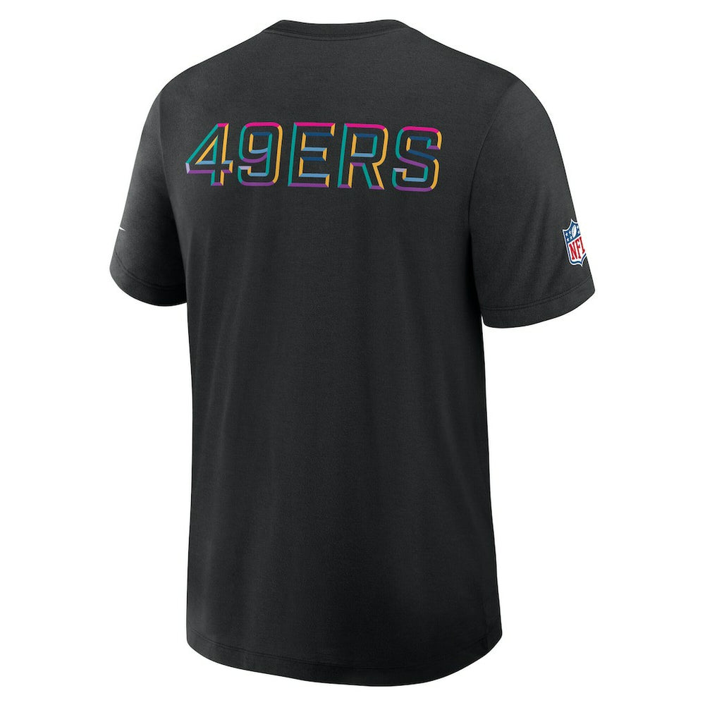 San Francisco 49ers 2025 NFL Crucial Catch Tri-Blend Dri-FIT T-Shirt - Black | Nike cheap