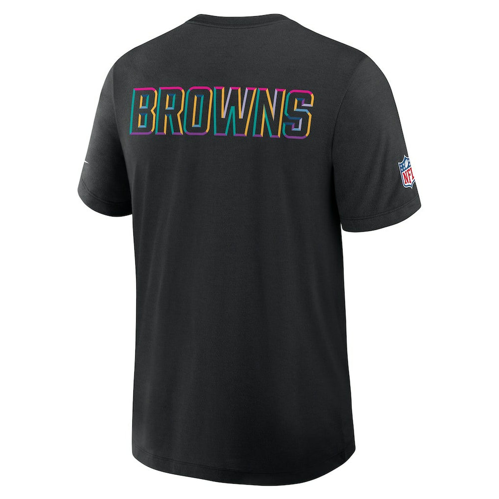 Cleveland Browns 2025 NFL Crucial Catch Tri-Blend Dri-FIT T-Shirt - Black | Nike cheap