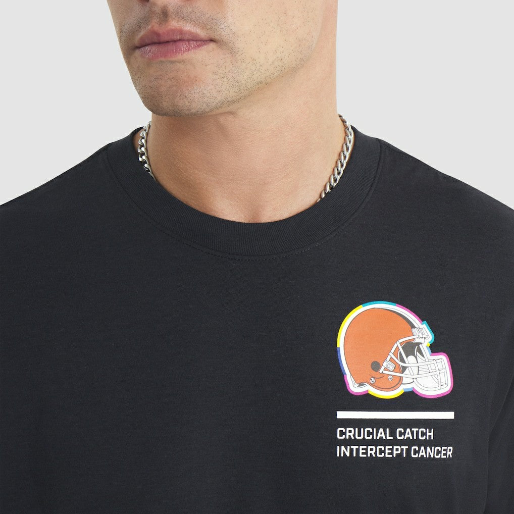 Cleveland Browns 2025 NFL Crucial Catch Tri-Blend Dri-FIT T-Shirt - Black | Nike cheap