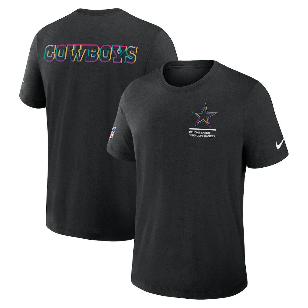 Dallas Cowboys 2025 NFL Crucial Catch Tri-Blend Dri-FIT T-Shirt - Black | Nike sale