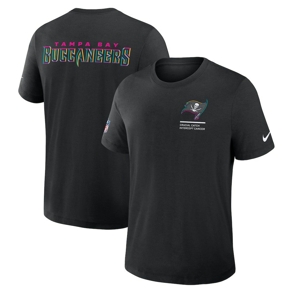 Tampa Bay Buccaneers 2025 NFL Crucial Catch Tri-Blend Dri-FIT T-Shirt - Black | Nike sale