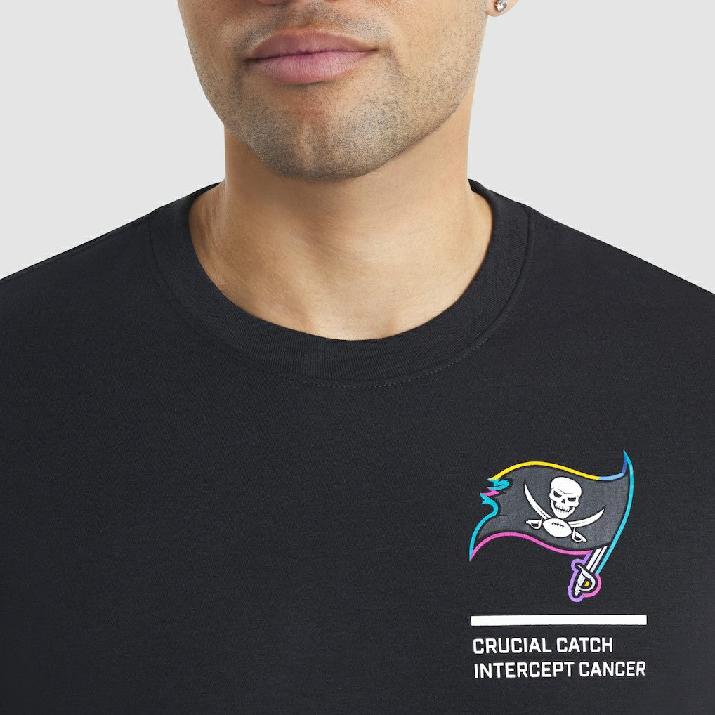 Tampa Bay Buccaneers 2025 NFL Crucial Catch Tri-Blend Dri-FIT T-Shirt - Black | Nike sale
