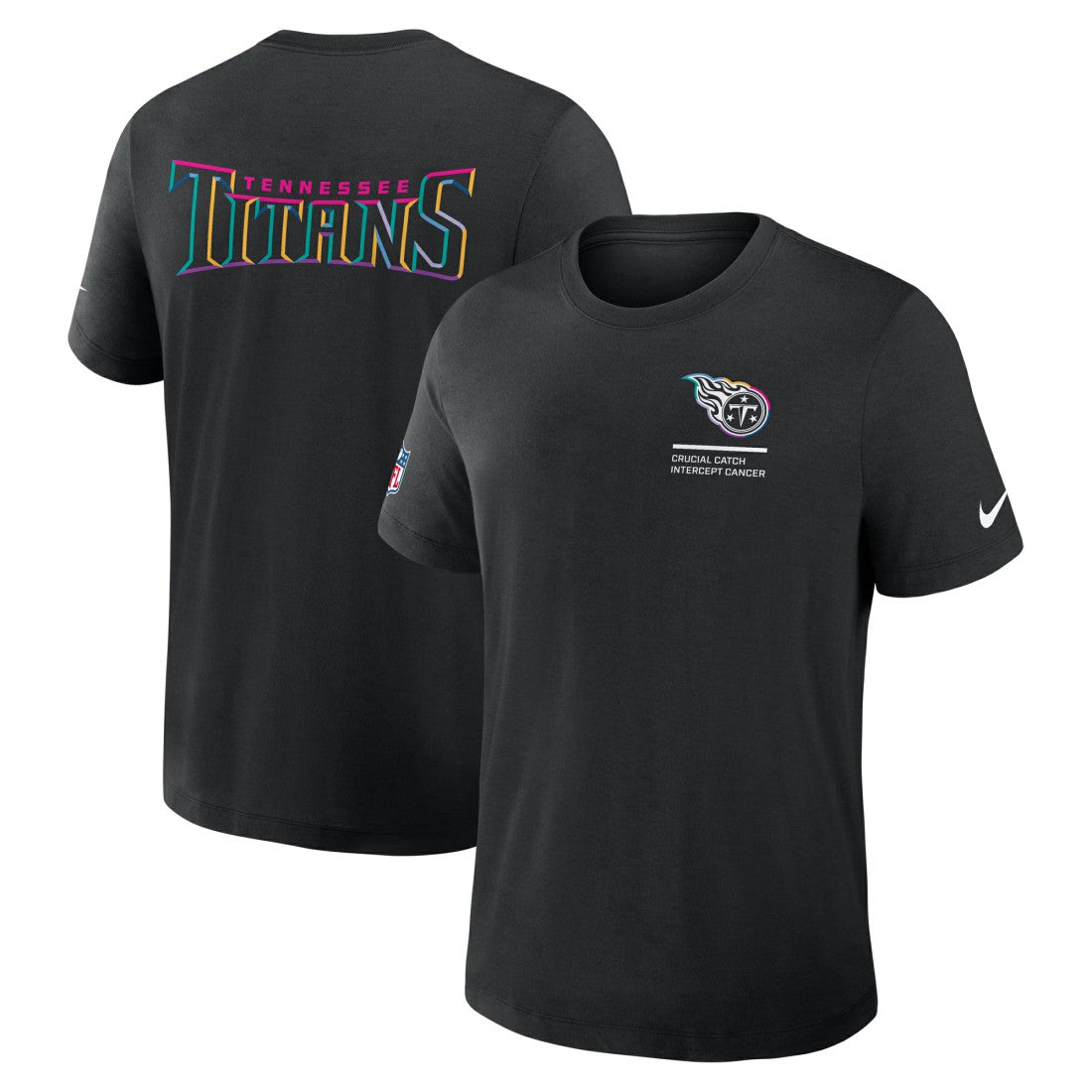Tennessee Titans 2025 NFL Crucial Catch Tri-Blend Dri-FIT T-Shirt - Black | Nike discount