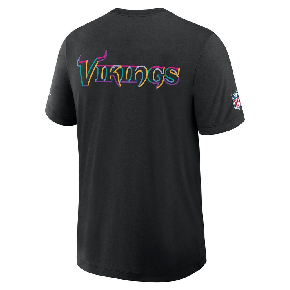 Minnesota Vikings 2025 NFL Crucial Catch Tri-Blend Dri-FIT T-Shirt - Black | Nike sale