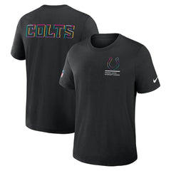Indianapolis Colts 2025 NFL Crucial Catch Tri-Blend Dri-FIT T-Shirt - Black | Nike for sale