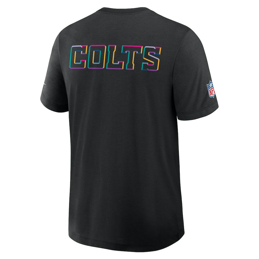 Indianapolis Colts 2025 NFL Crucial Catch Tri-Blend Dri-FIT T-Shirt - Black | Nike for sale