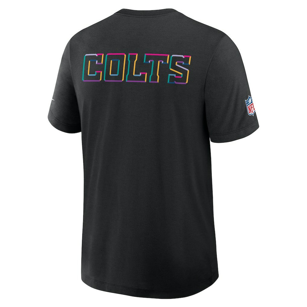 Indianapolis Colts 2025 NFL Crucial Catch Tri-Blend Dri-FIT T-Shirt - Black | Nike for sale