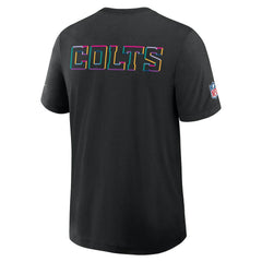 Indianapolis Colts 2025 NFL Crucial Catch Tri-Blend Dri-FIT T-Shirt - Black | Nike for sale