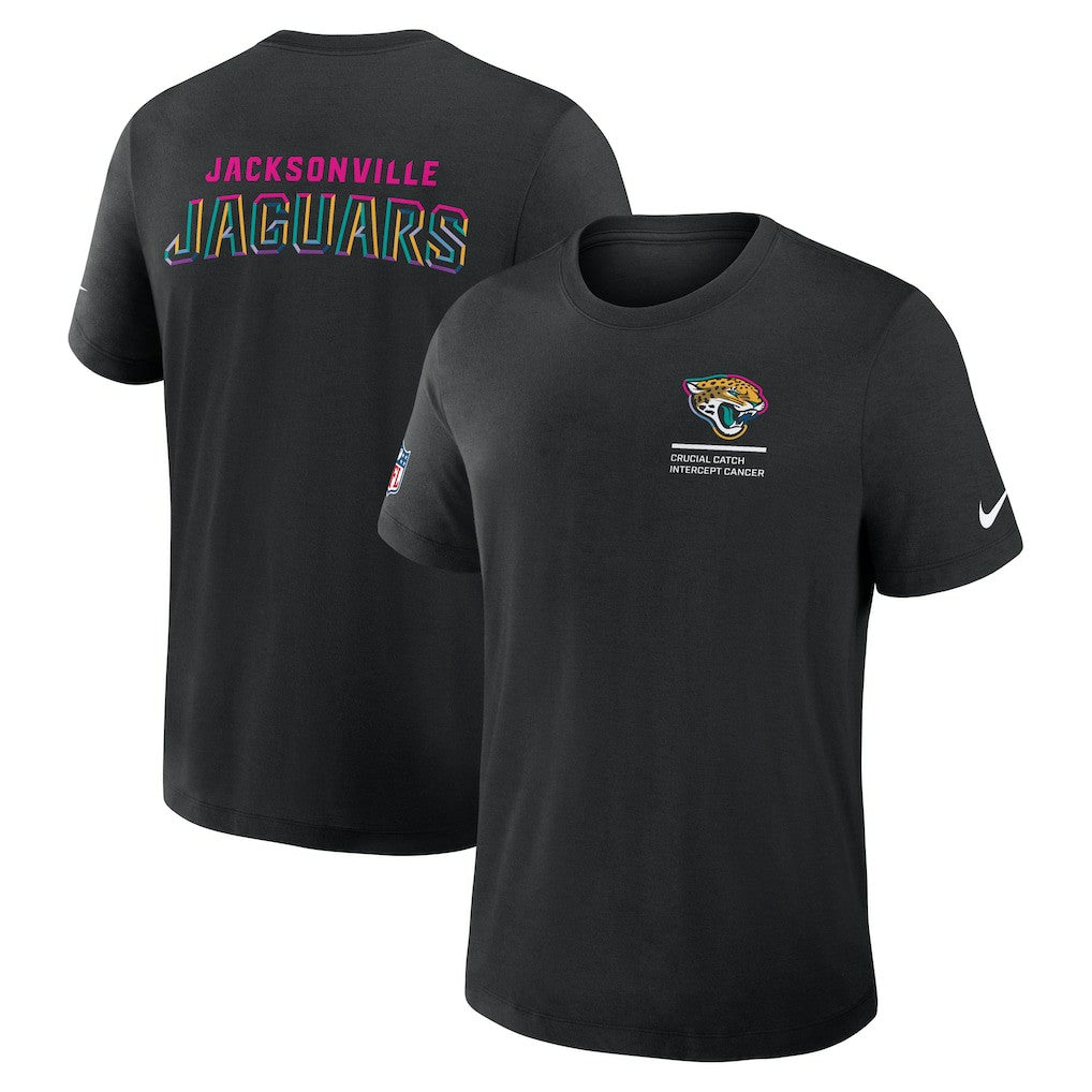 Jacksonville Jaguars 2025 NFL Crucial Catch Tri-Blend Dri-FIT T-Shirt - Black | Nike online