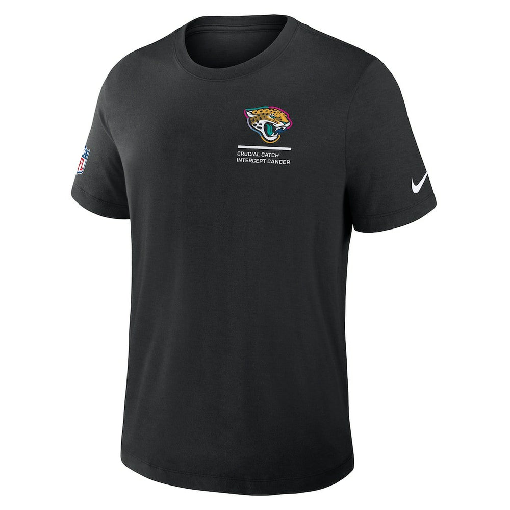 Jacksonville Jaguars 2025 NFL Crucial Catch Tri-Blend Dri-FIT T-Shirt - Black | Nike online