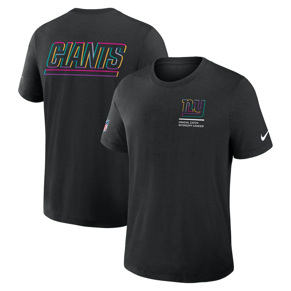 New York Giants 2025 NFL Crucial Catch Tri-Blend Dri-FIT T-Shirt - Black | Nike online