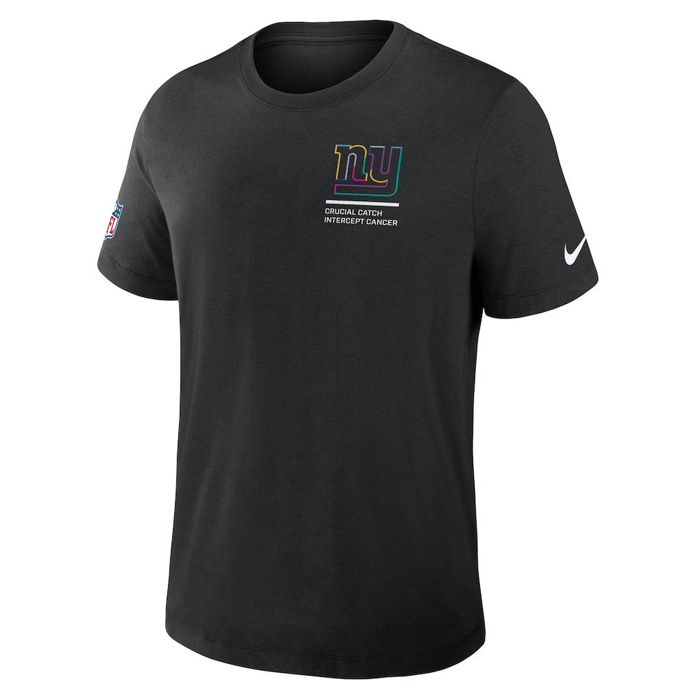 New York Giants 2025 NFL Crucial Catch Tri-Blend Dri-FIT T-Shirt - Black | Nike online