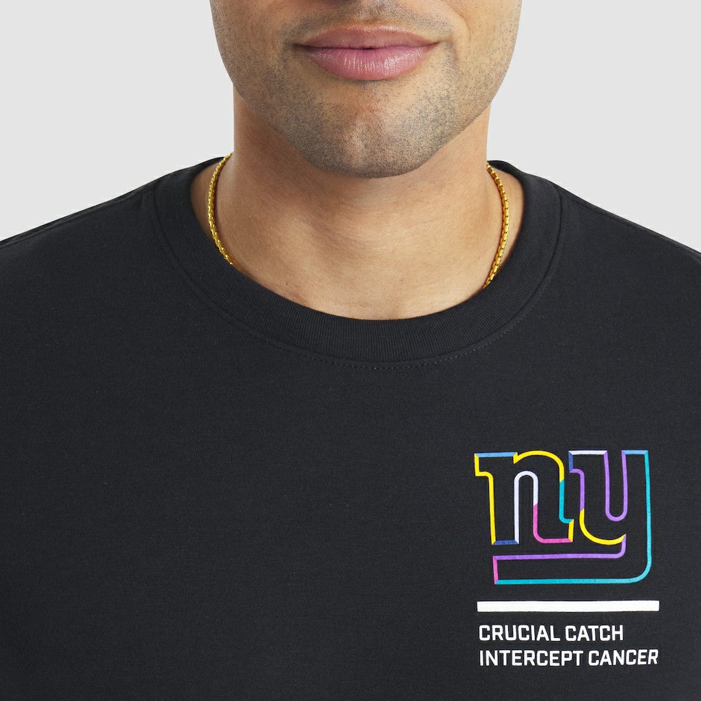 New York Giants 2025 NFL Crucial Catch Tri-Blend Dri-FIT T-Shirt - Black | Nike online
