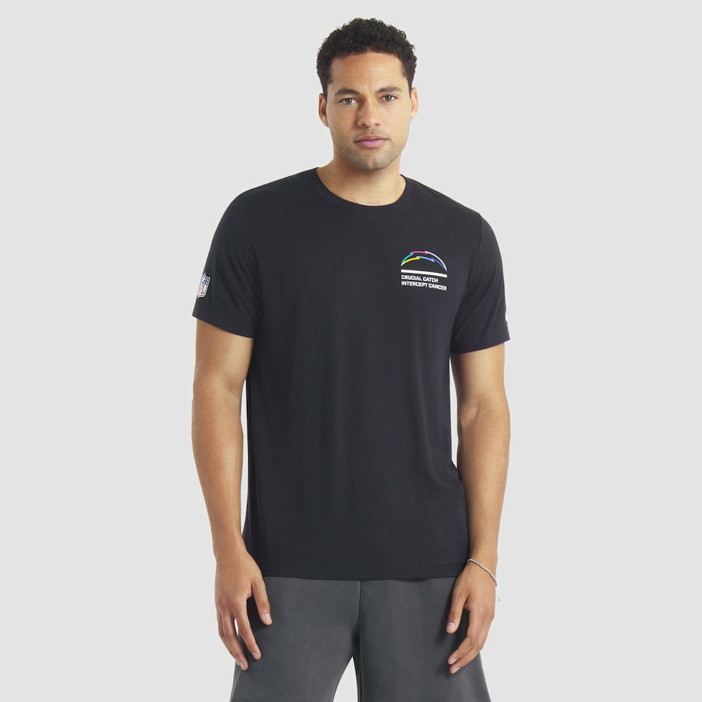 Los Angeles Chargers 2025 NFL Crucial Catch Tri-Blend Dri-FIT T-Shirt - Black | Nike on sale
