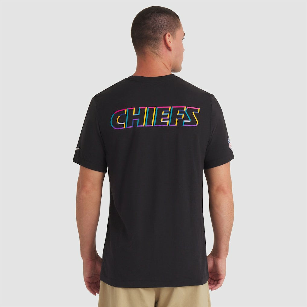 Kansas City Chiefs 2025 NFL Crucial Catch Tri-Blend Dri-FIT T-Shirt - Black | Nike outlet