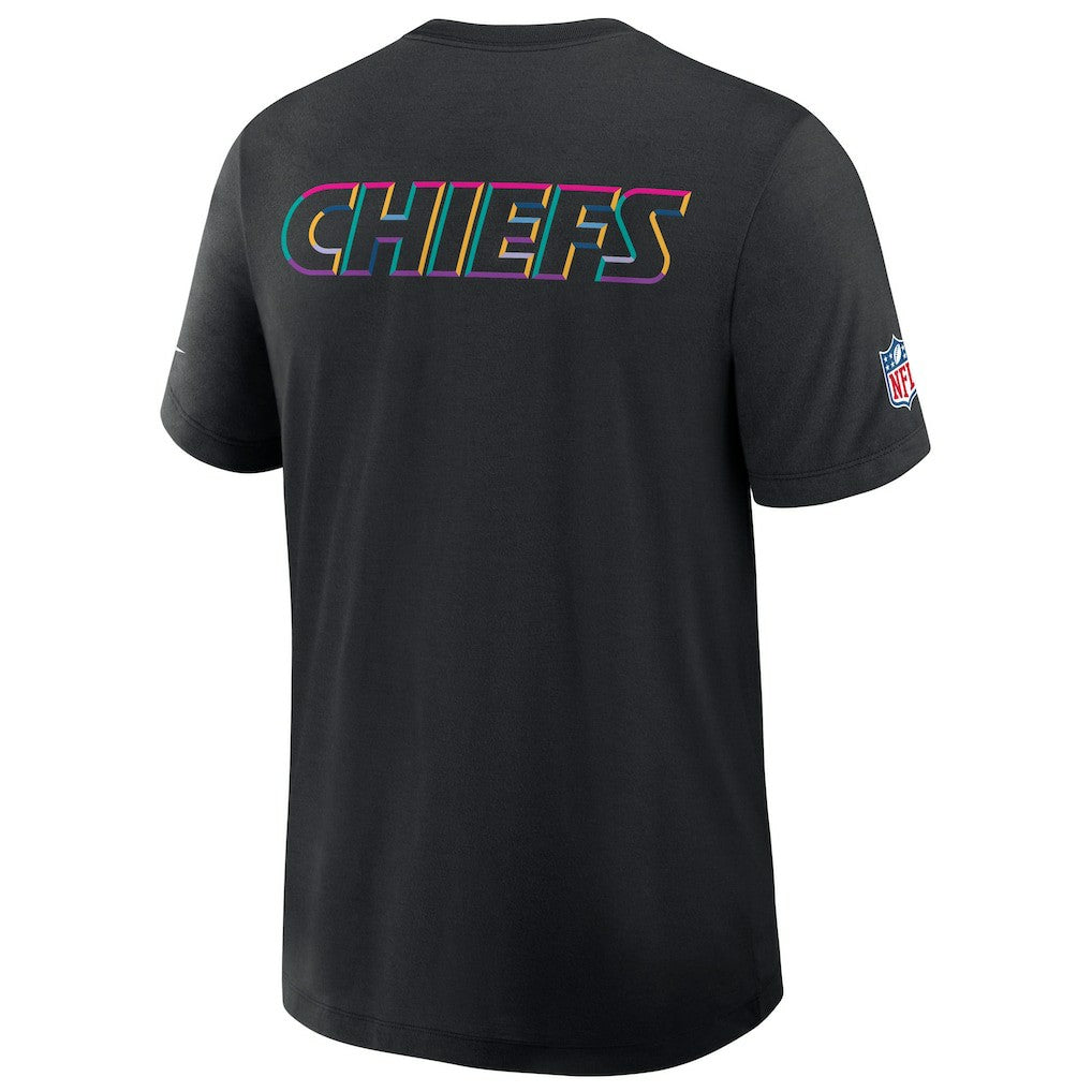 Kansas City Chiefs 2025 NFL Crucial Catch Tri-Blend Dri-FIT T-Shirt - Black | Nike outlet