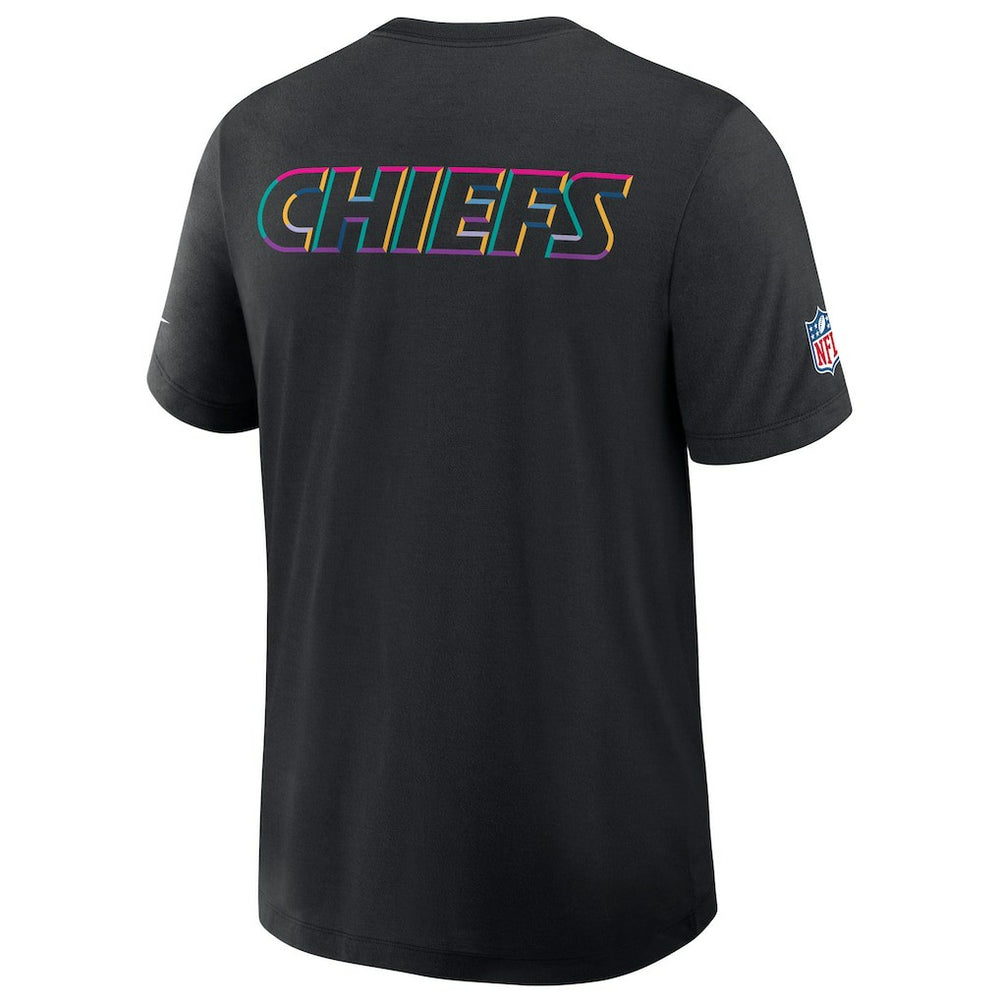 Kansas City Chiefs 2025 NFL Crucial Catch Tri-Blend Dri-FIT T-Shirt - Black | Nike outlet