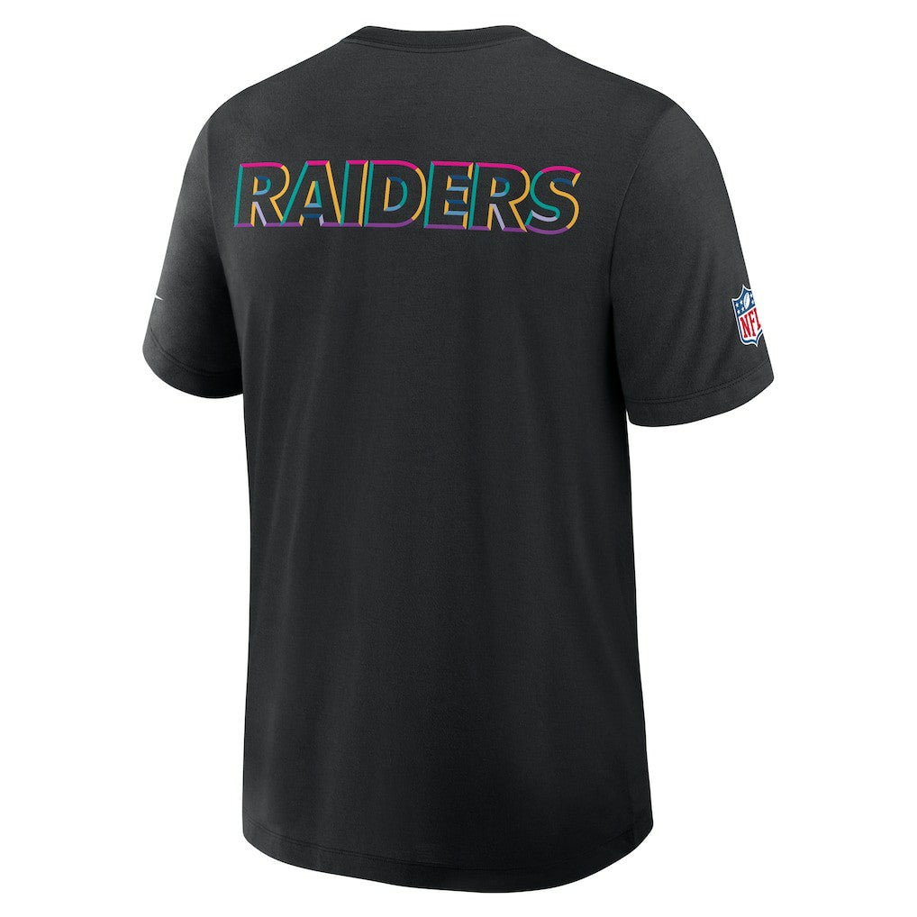 Las Vegas Raiders 2025 NFL Crucial Catch Tri-Blend Dri-FIT T-Shirt - Black | Nike on sale