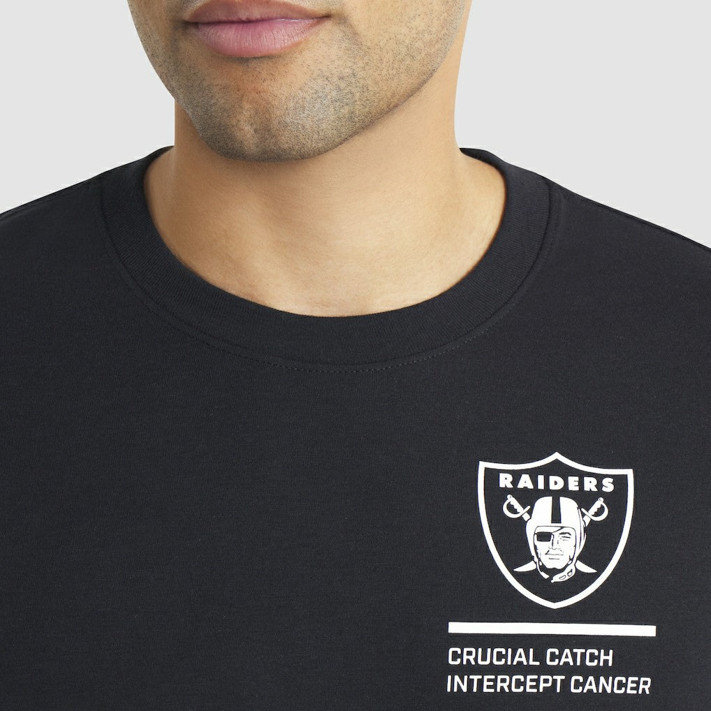 Las Vegas Raiders 2025 NFL Crucial Catch Tri-Blend Dri-FIT T-Shirt - Black | Nike on sale