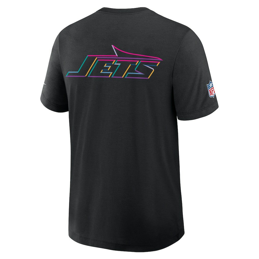 New York Jets 2025 NFL Crucial Catch Tri-Blend Dri-FIT T-Shirt - Black | Nike for sale