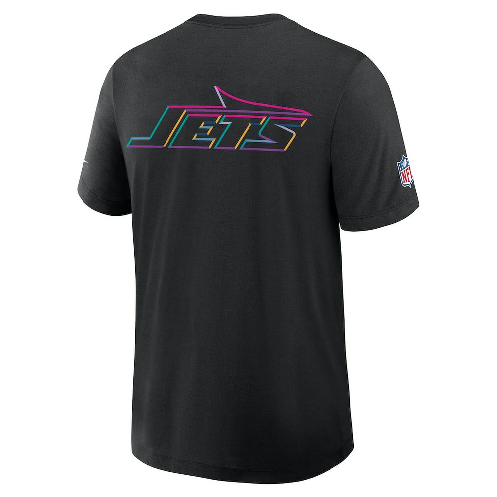New York Jets 2025 NFL Crucial Catch Tri-Blend Dri-FIT T-Shirt - Black | Nike for sale