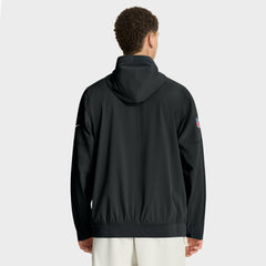 Detroit Lions Sideline Alt Pack Anorak Half-Zip Hoodie Jacket - Black | Nike cheap