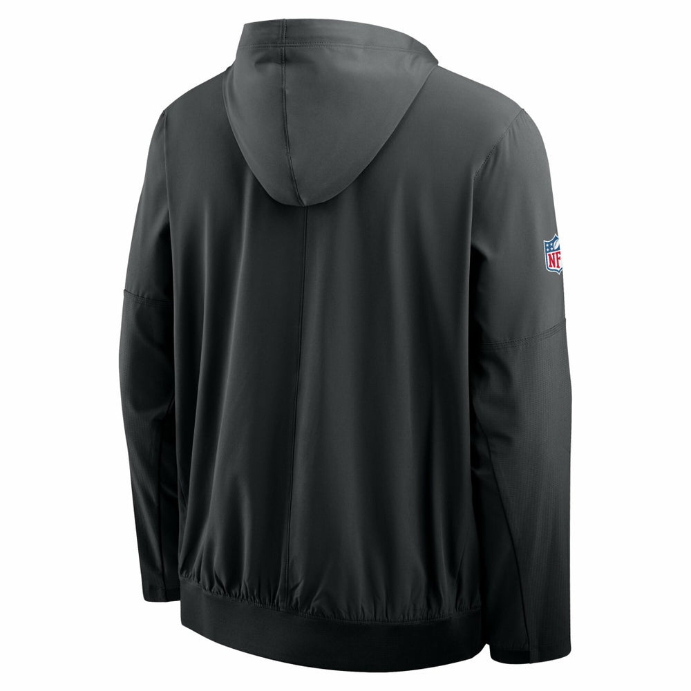 Detroit Lions Sideline Alt Pack Anorak Half-Zip Hoodie Jacket - Black | Nike cheap