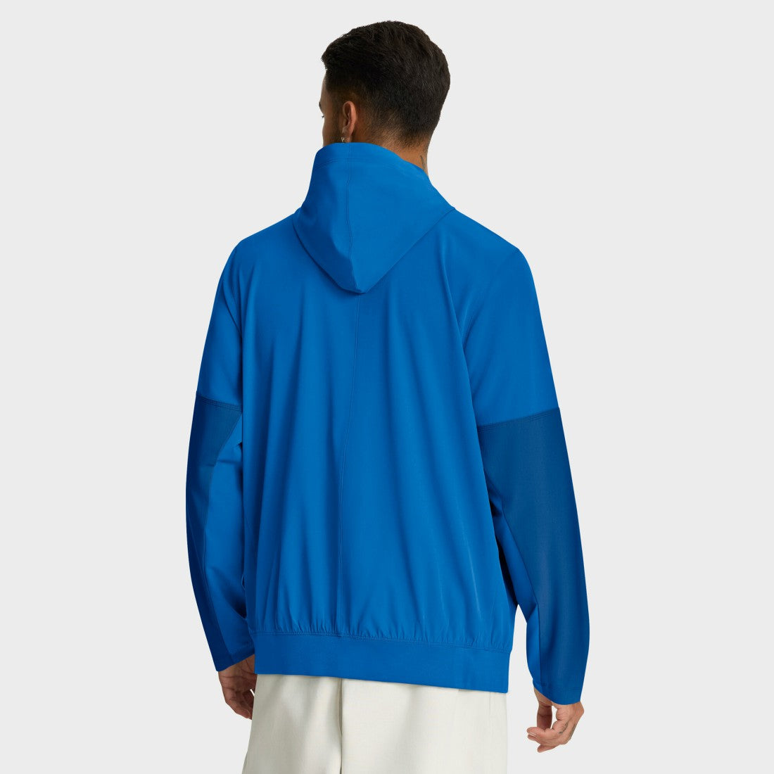Detroit Lions Sideline Anorak Half-Zip Hoodie Jacket - Blue | Nike on sale