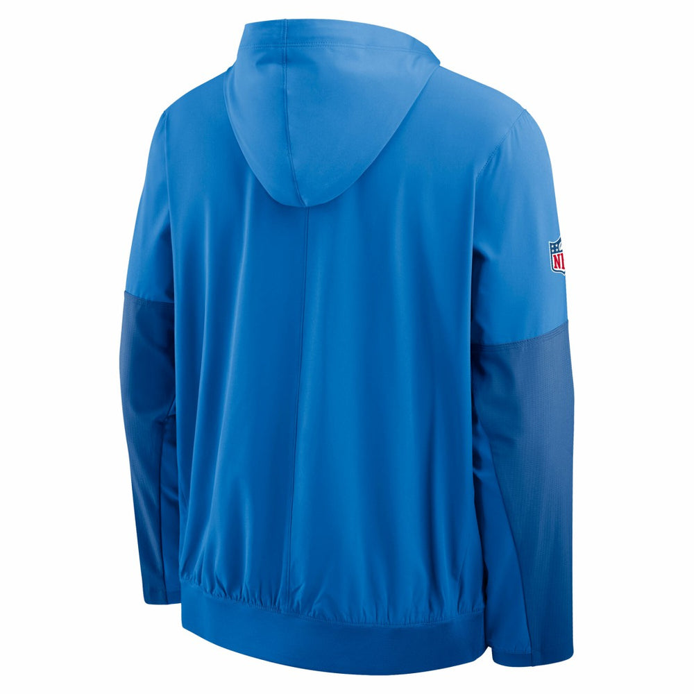 Detroit Lions Sideline Anorak Half-Zip Hoodie Jacket - Blue | Nike on sale