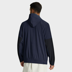 Denver Broncos Sideline Anorak Half-Zip Hoodie Jacket - Navy | Nike on sale