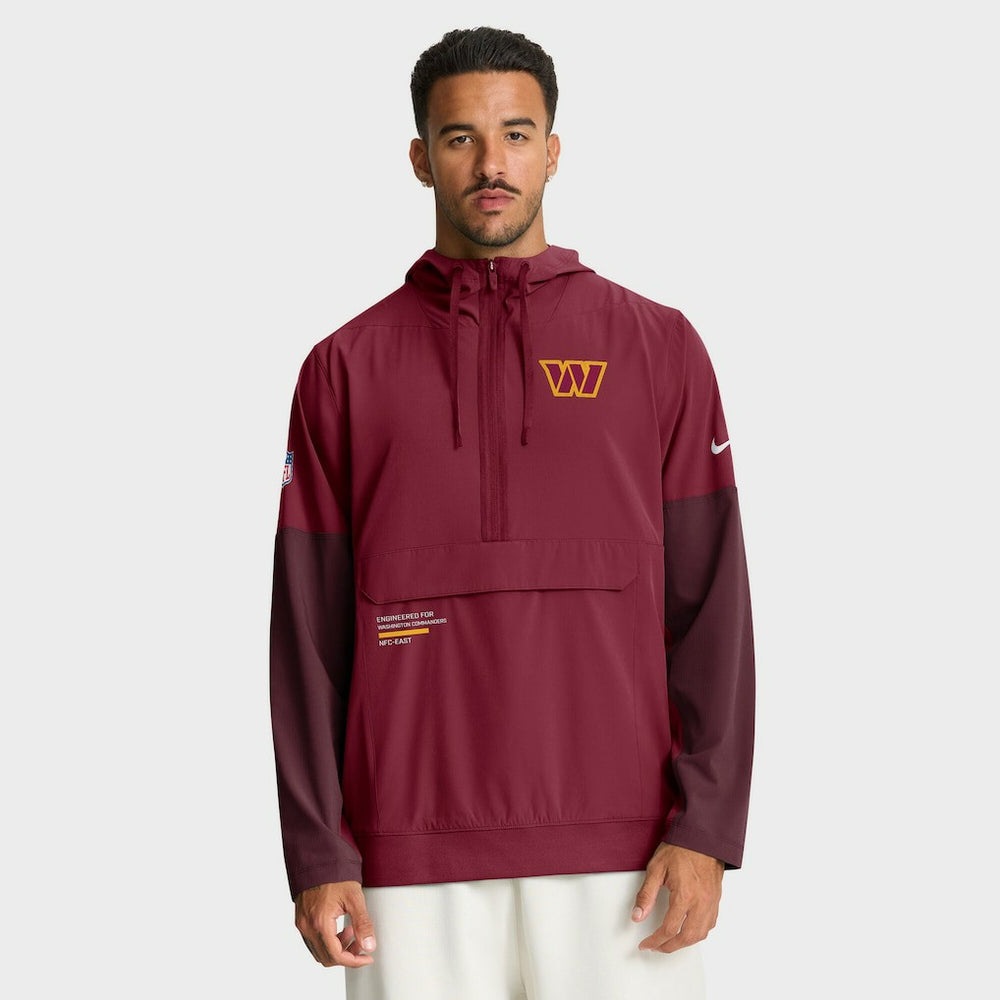 Washington Commanders Sideline Anorak Half-Zip Hoodie Jacket - Burgundy | Nike sale