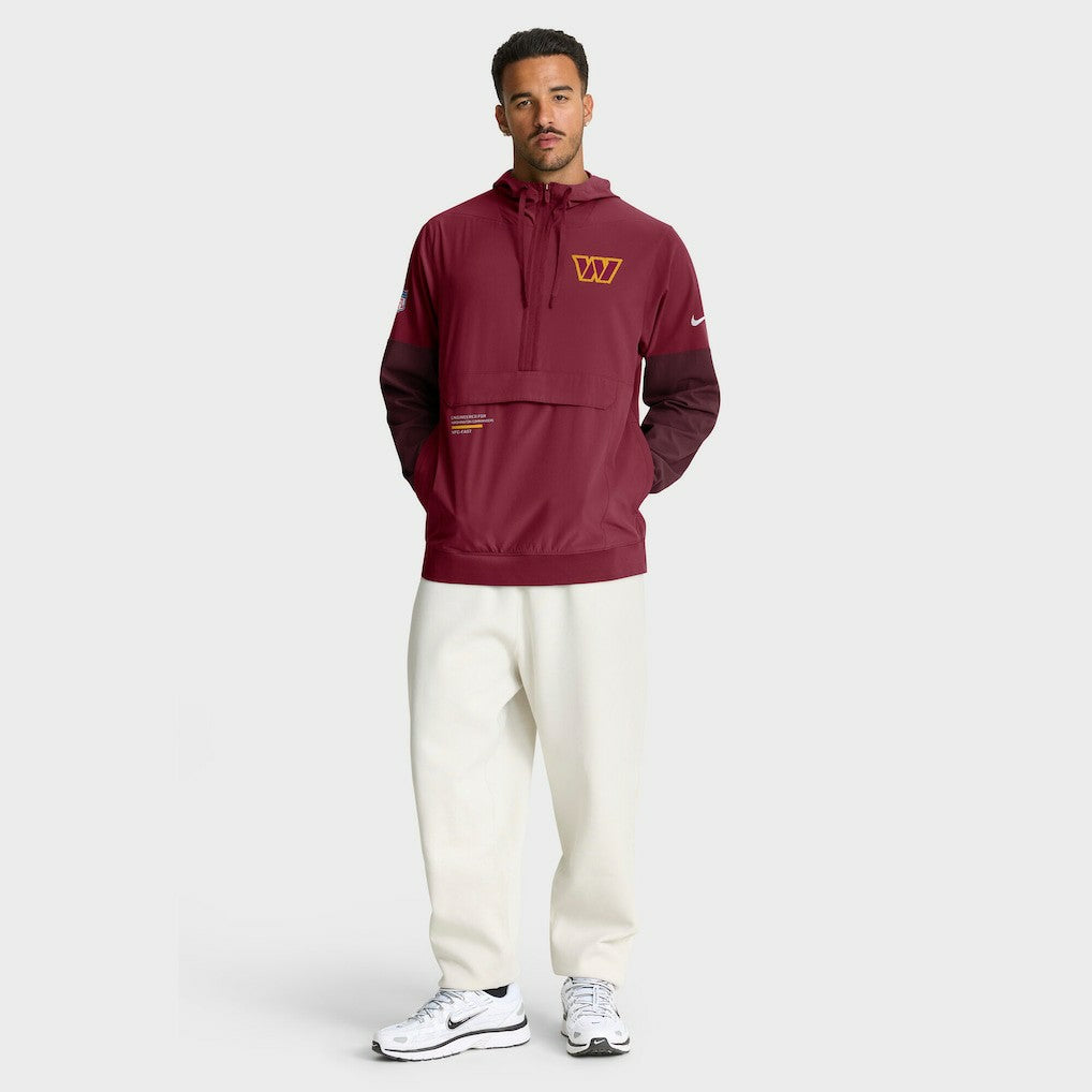 Washington Commanders Sideline Anorak Half-Zip Hoodie Jacket - Burgundy | Nike sale
