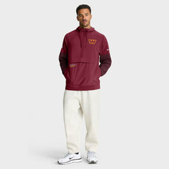 Washington Commanders Sideline Anorak Half-Zip Hoodie Jacket - Burgundy | Nike sale