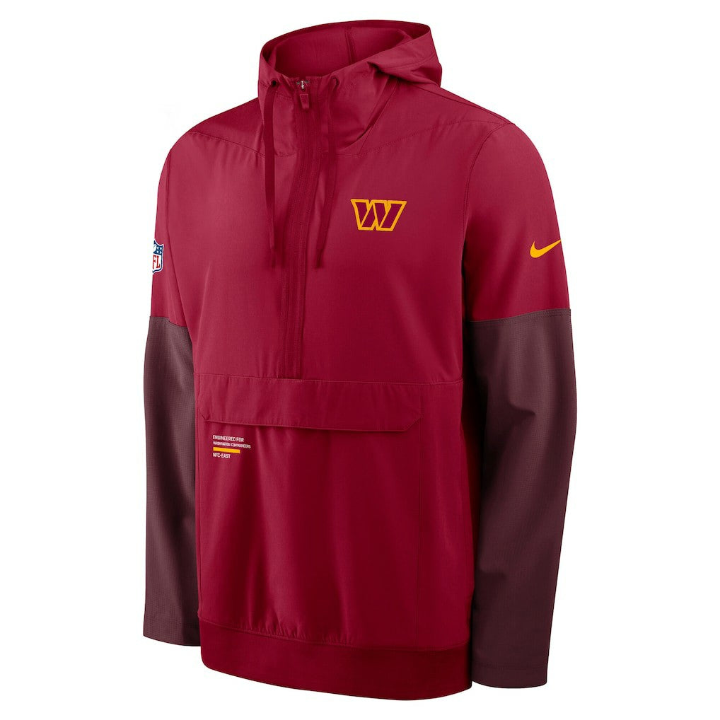 Washington Commanders Sideline Anorak Half-Zip Hoodie Jacket - Burgundy | Nike sale