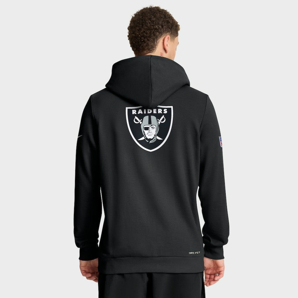 Las Vegas Raiders Sideline Standard Issue Utility Player Dri-FIT Full-Zip Hoodie - Black | Nike outlet