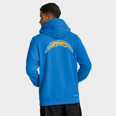 Los Angeles Chargers Sideline Standard Issue Utility Player Dri-FIT Full-Zip Hoodie - Powder Blue | Nike cheap